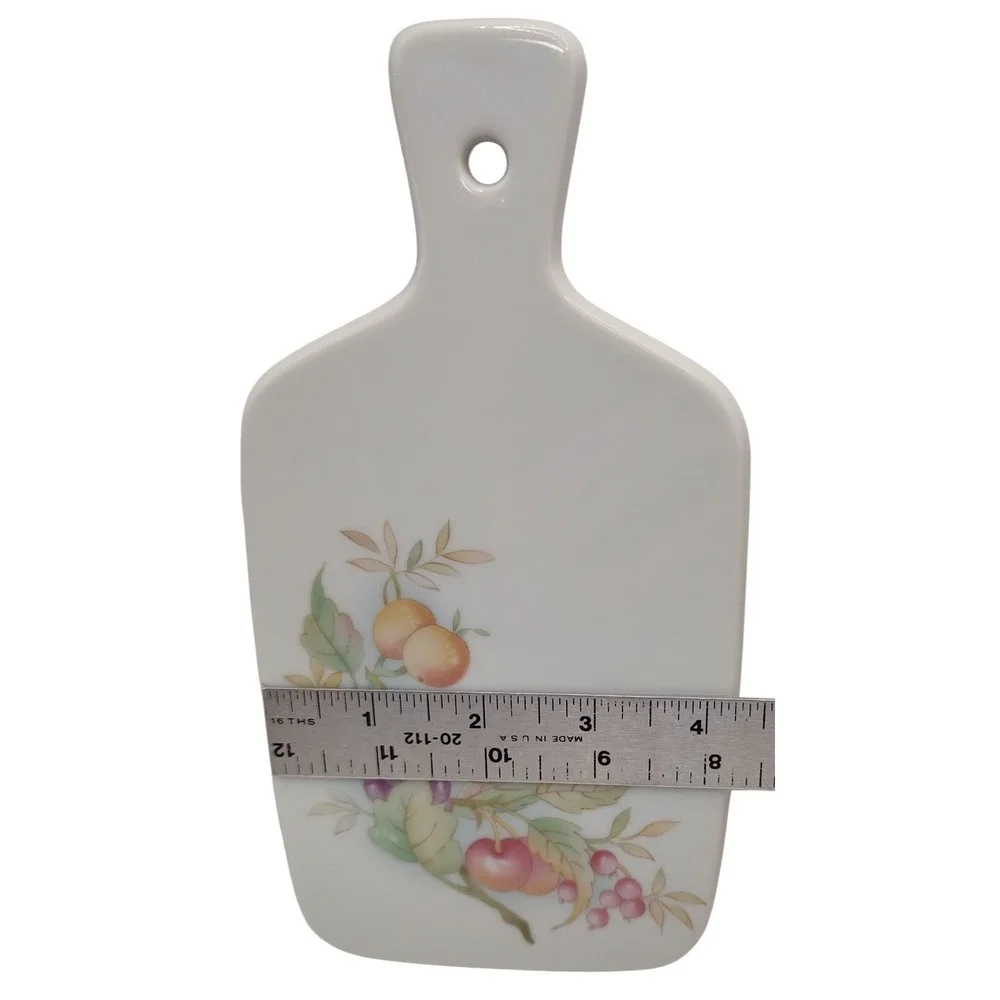 Winrose‎ Collection Porcelain Cutting Board Hand Decorated Small Fruit MCM